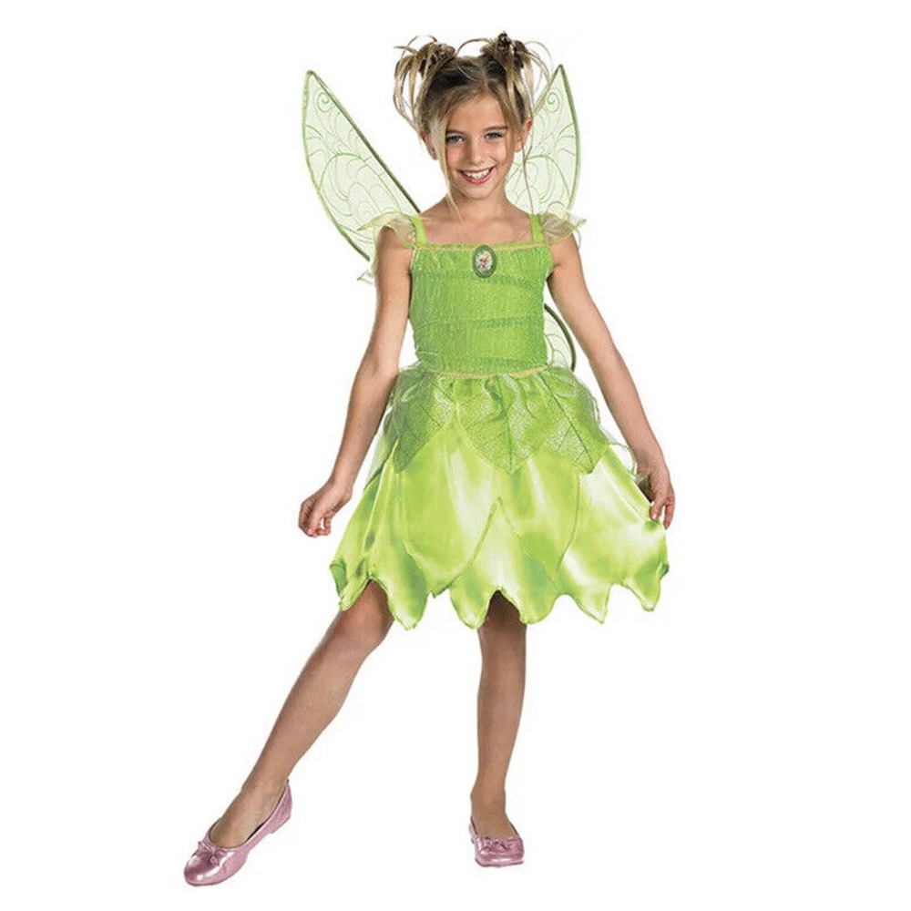 Tinkerbell Costume Fairy Rescue Girls Tinker Bell Disney Dress Wings Not Include
